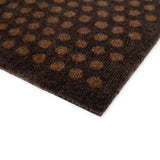 Neuheit FUSSMATTE 40 x 60 cm - DOT/COGNAC-DARK BROWN