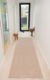 NYHED - TÆPPE/MÅTTE 100 x 300 cm - UNI COLOR IVORY