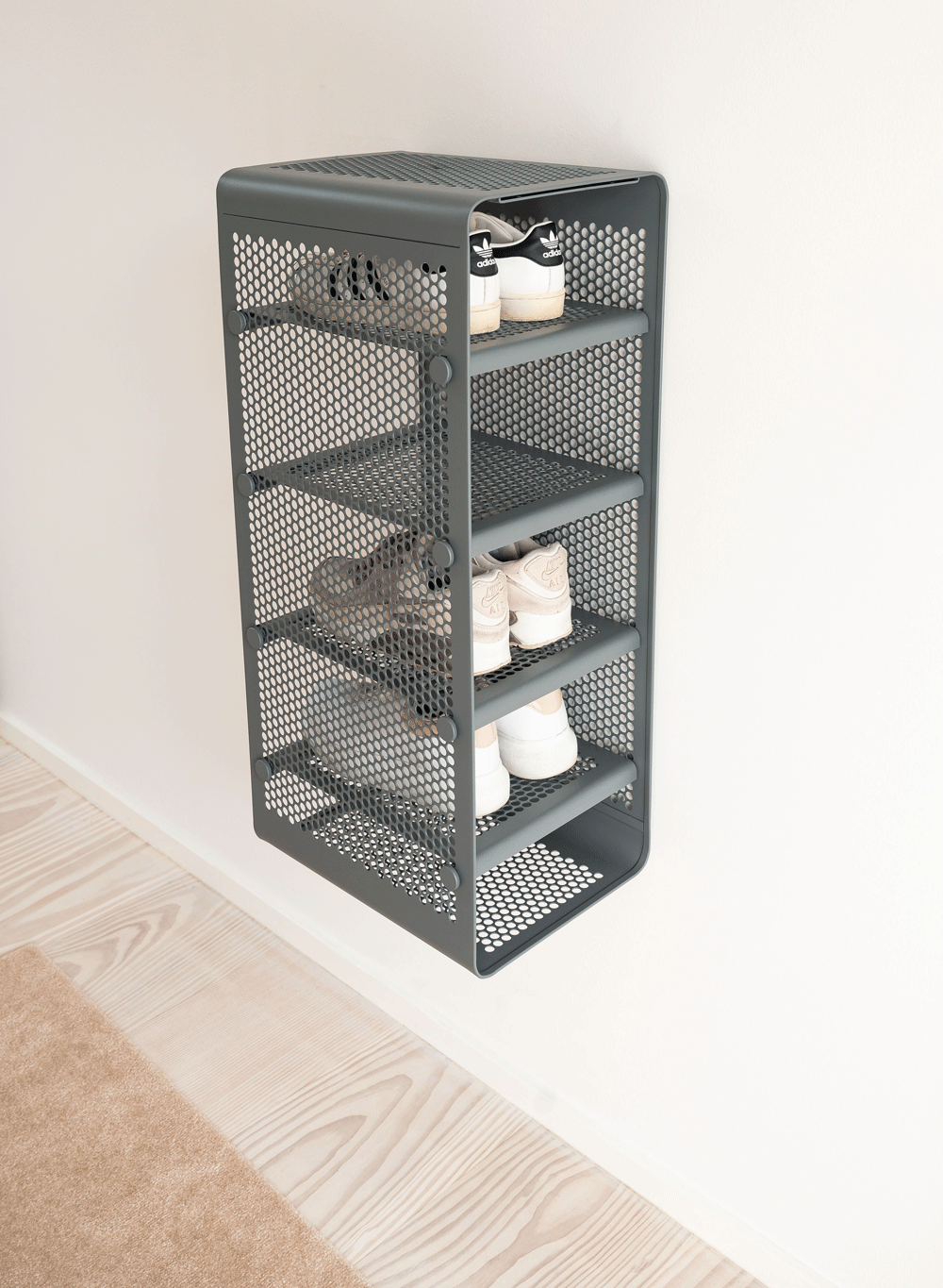 TICA RACK WALL - LARGE - STEEL GREY
