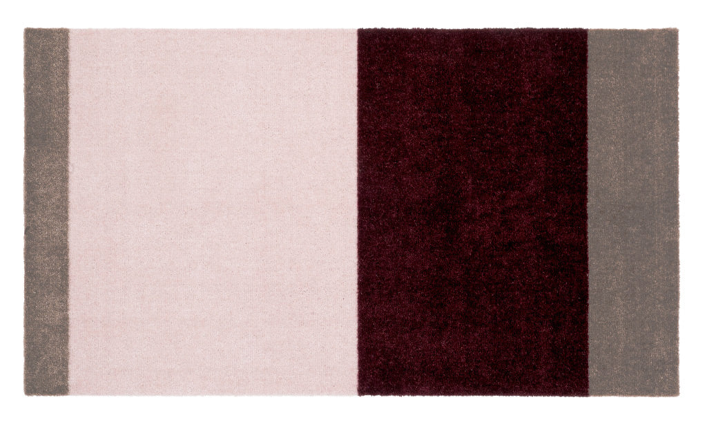 STRIPES HORISONTAL - Bordeaux/Rose/Sand