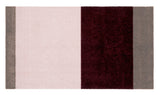 NYHED - STRIPES HORISONTAL -  Bordeaux/Rose/Sand