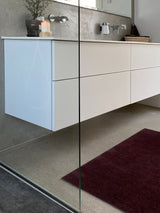 NYHED TÆPPE/MÅTTE 60 x 90 cm - UNI COLOR Bordeaux