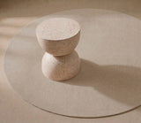 NYHED - TÆPPE Ø200 cm - UNI COLOR IVORY