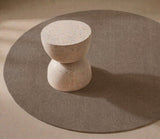 NYHED - TÆPPE Ø200 cm - UNI COLOR SAND