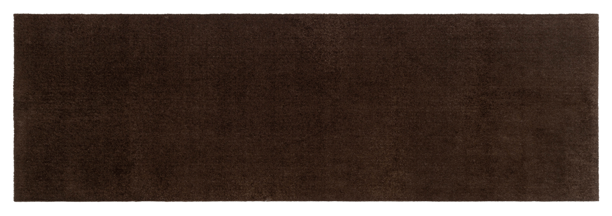 TÆPPE 100 x 300 cm - UNICOLOR BROWN