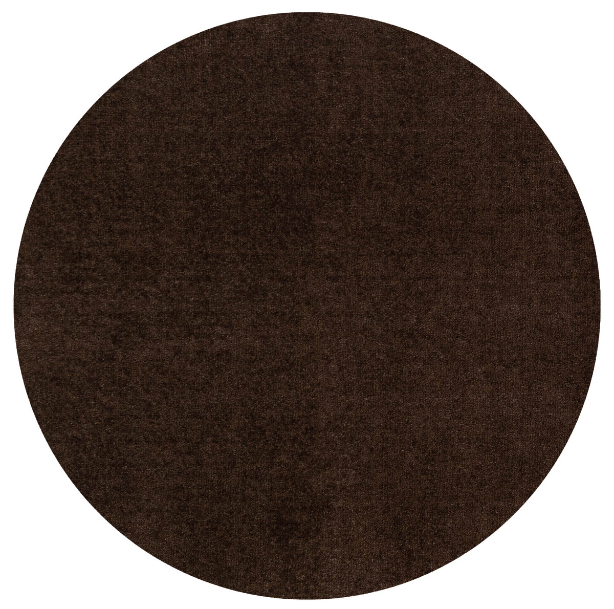 TÆPPE Ø200 cm - UNICOLOR BROWN