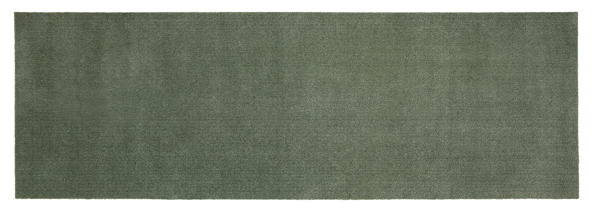 TÆPPE100 x 300 CM - UNICOLOR DUSTY GREEN