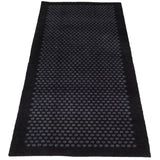 GULVMÅTTE 67 x 200 CM - DOT SORT/GRÅ
