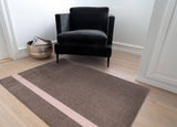 STRIPES VERTIKAL - SAND/LYS ROSE