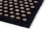 GULVMÅTTE 90 x 200 CM - DOT SORT/SAND
