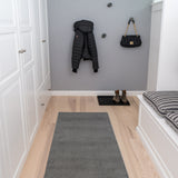 TÆPPE/MÅTTE 67 x 200 cm - UNI COLOR STEELGREY