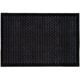 GULVMÅTTE 90 x 130 CM - DOT SORT/GRÅ