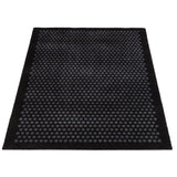 GULVMÅTTE 90 x 130 CM - DOT SORT/GRÅ