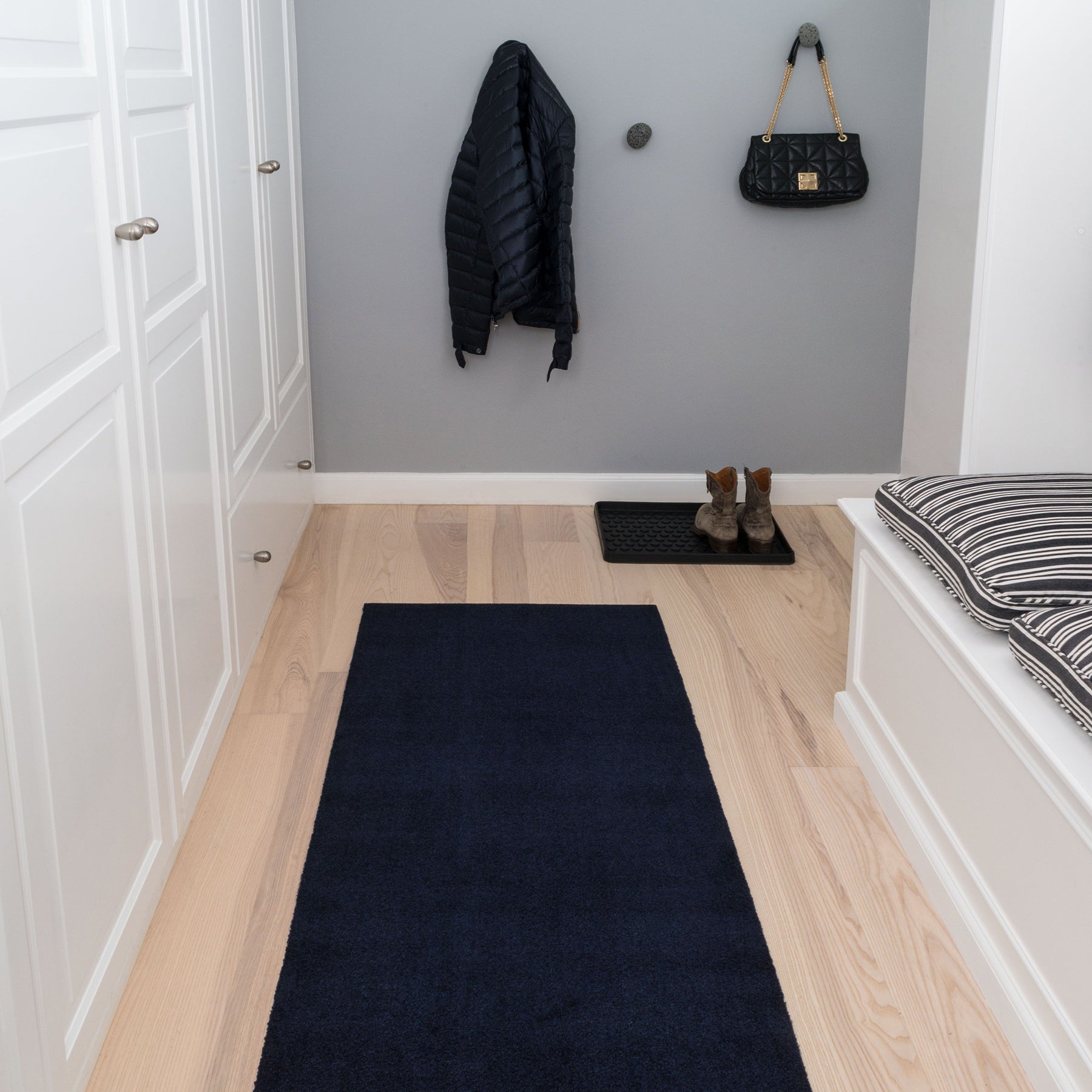 TÆPPE 67 x 200 cm - UNICOLOR BLUE