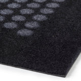 GULVMÅTTE 90 x 130 CM - DOT SORT/GRÅ