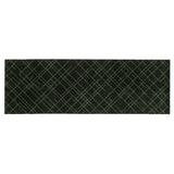 GULVMÅTTE 67 x 200 CM LINES/DARK GREEN