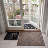 GULVMÅTTE 60 x 90 cm - LINES SAND/BEIGE