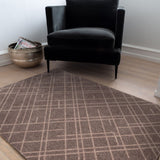 GULVMÅTTE 90 X 130 CM - LINES SAND/BEIGE