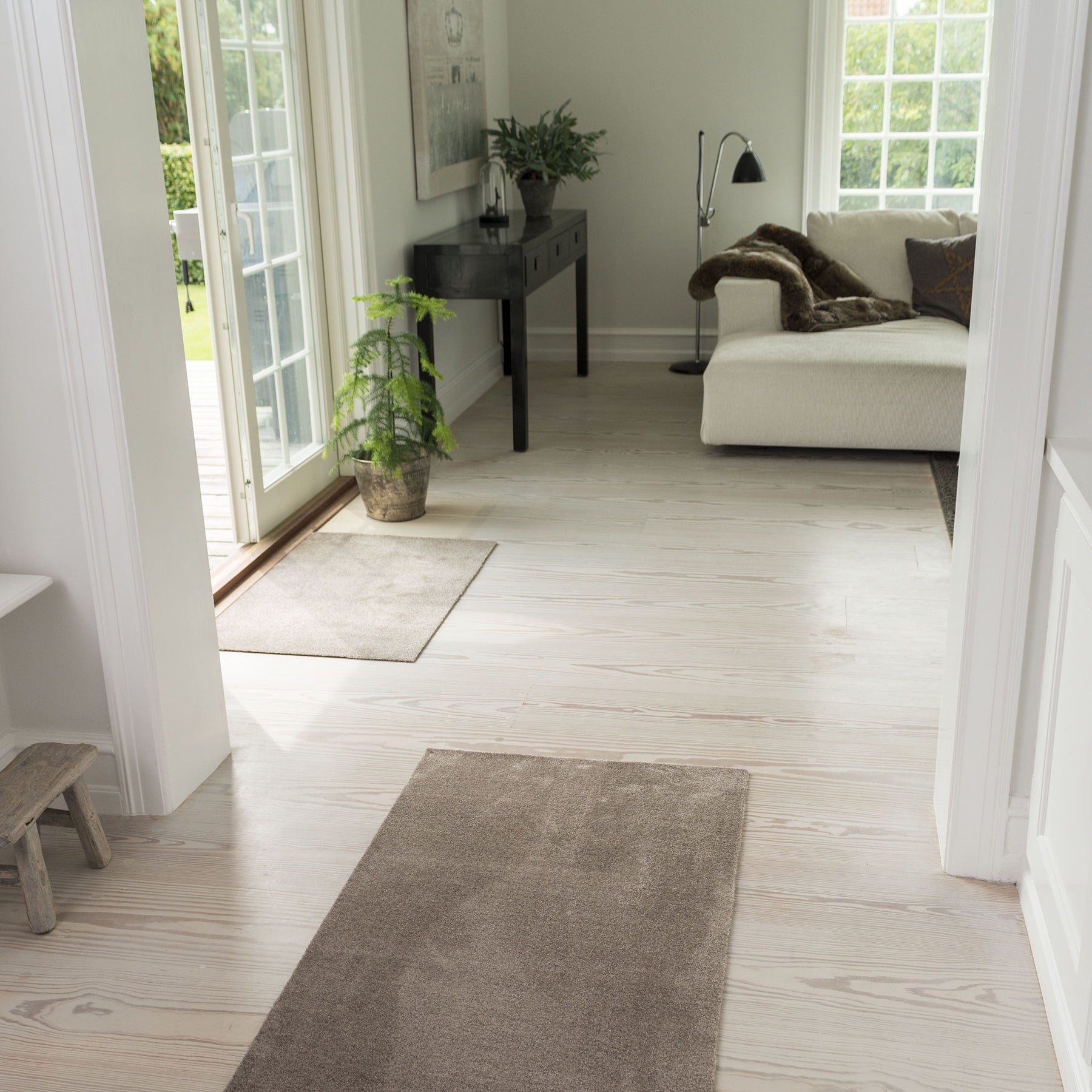 TÆPPE/MÅTTE 67 x 150 CM - UNI COLOR SAND