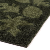 GULVMÅTTE 40 x 60 CM - LEAVES/DARK GREEN