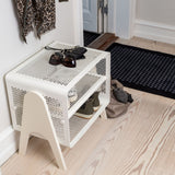 TICA RACK, FLOOR - SMALL/WHITE