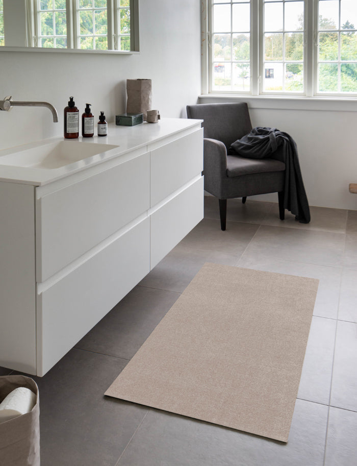 TÆPPE/MÅTTE 67 x 120 CM - UNICOLOR IVORY