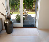 TÆPPE/MÅTTE 67 x 120 CM - UNI COLOR IVORY