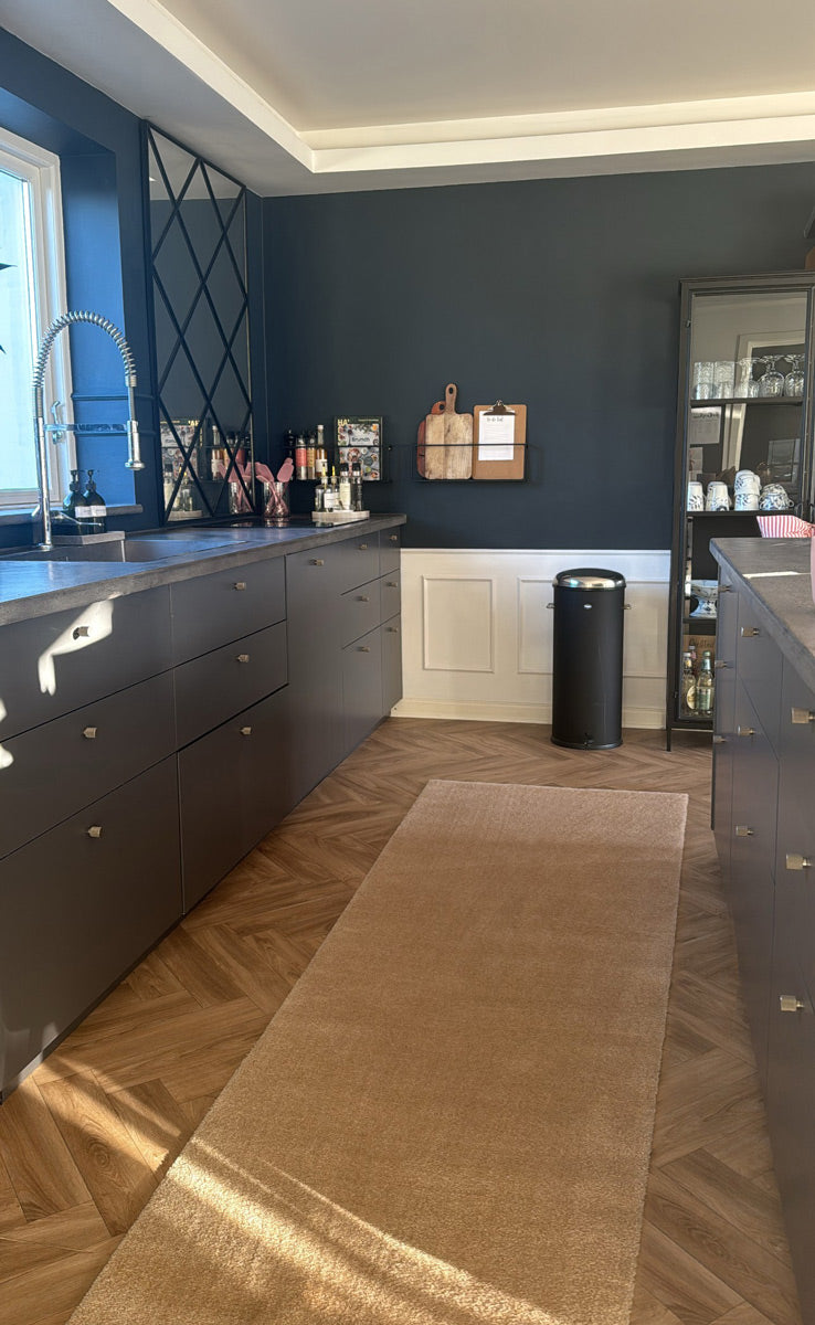 TÆPPE 100 x 300 cm - UNICOLOR IVORY