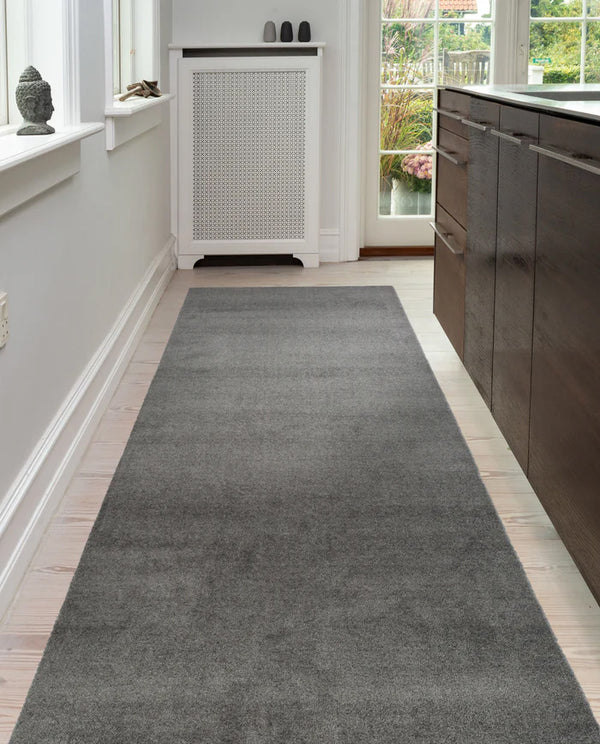 GULVMÅTTE 100 x 480 - UNI COLOR STEELGREY