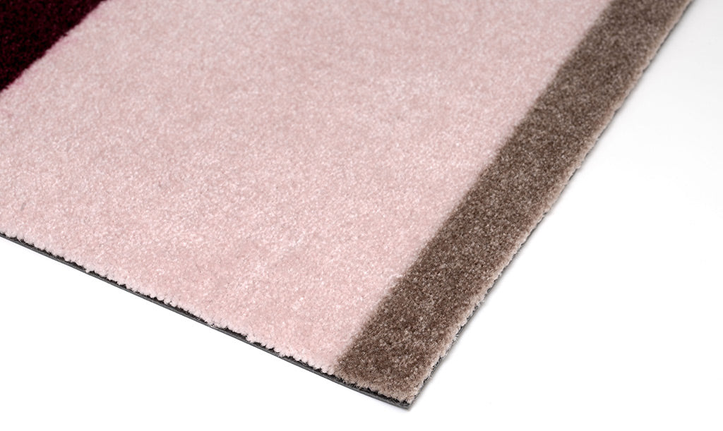 STRIPES HORISONTAL -  Bordeaux/Rose/Sand