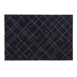 FUßMATTE 60 x 90 cm - LINES/BLACK GREY