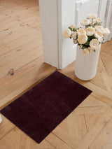 NEW - FLOOR MAT 40 X 60 CM - UNI COLOR BORDEAUX