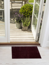 NEW - FLOOR MAT 40 X 60 CM - UNI COLOR BORDEAUX
