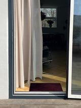 NEW - FLOOR MAT 40 X 60 CM - UNI COLOR BORDEAUX