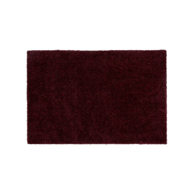 NEW - FLOOR MAT 40 X 60 CM - UNI COLOR BORDEAUX