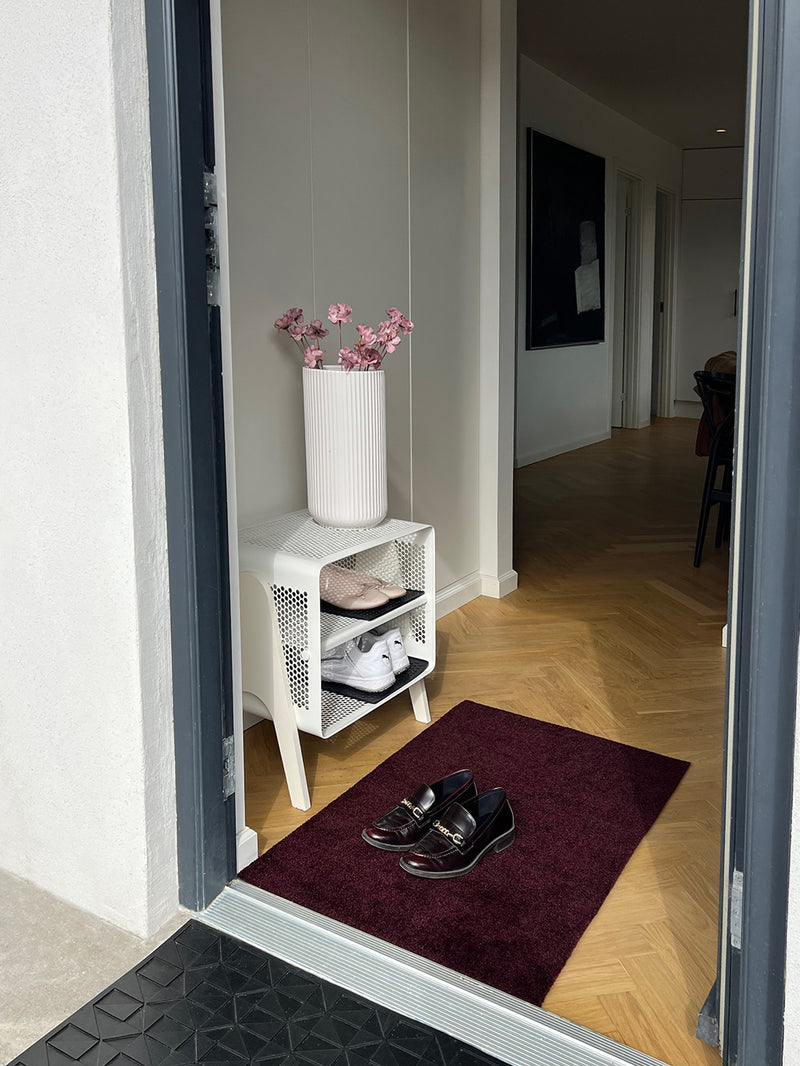 NYHED TÆPPE/MÅTTE 67 x 120 cm - UNI COLOR BORDEAUX