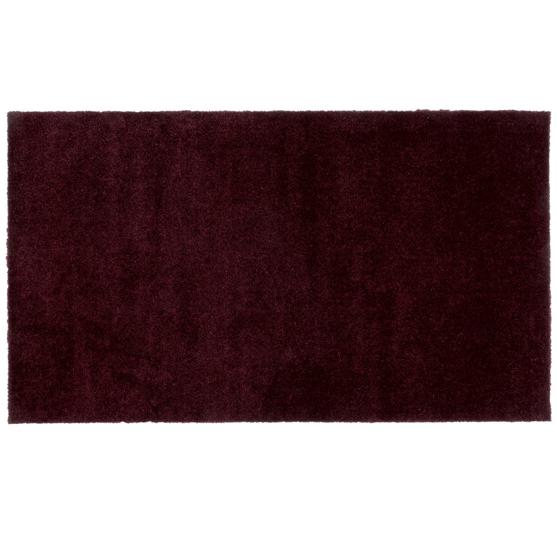 NYHED TÆPPE/MÅTTE 67 x 120 cm - UNI COLOR BORDEAUX
