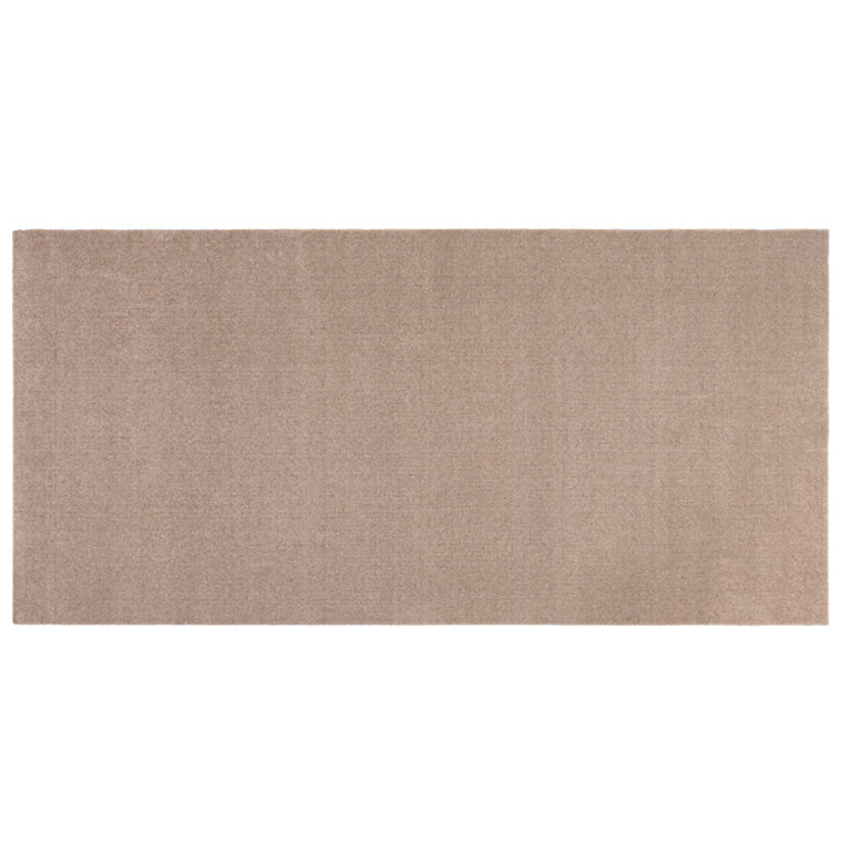 NYHED - TÆPPE/MÅTTE 110 x 200 cm - UNI COLOR IVORY
