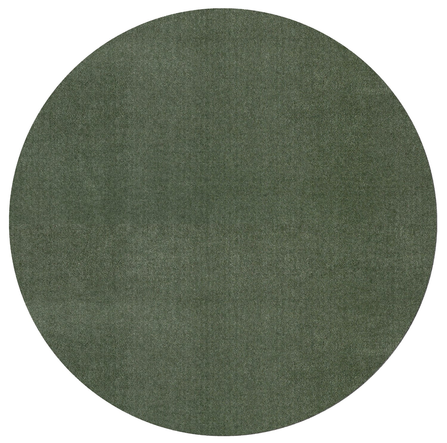 TÆPPE Ø200 CM - UNICOLOR DUSTY GREEN