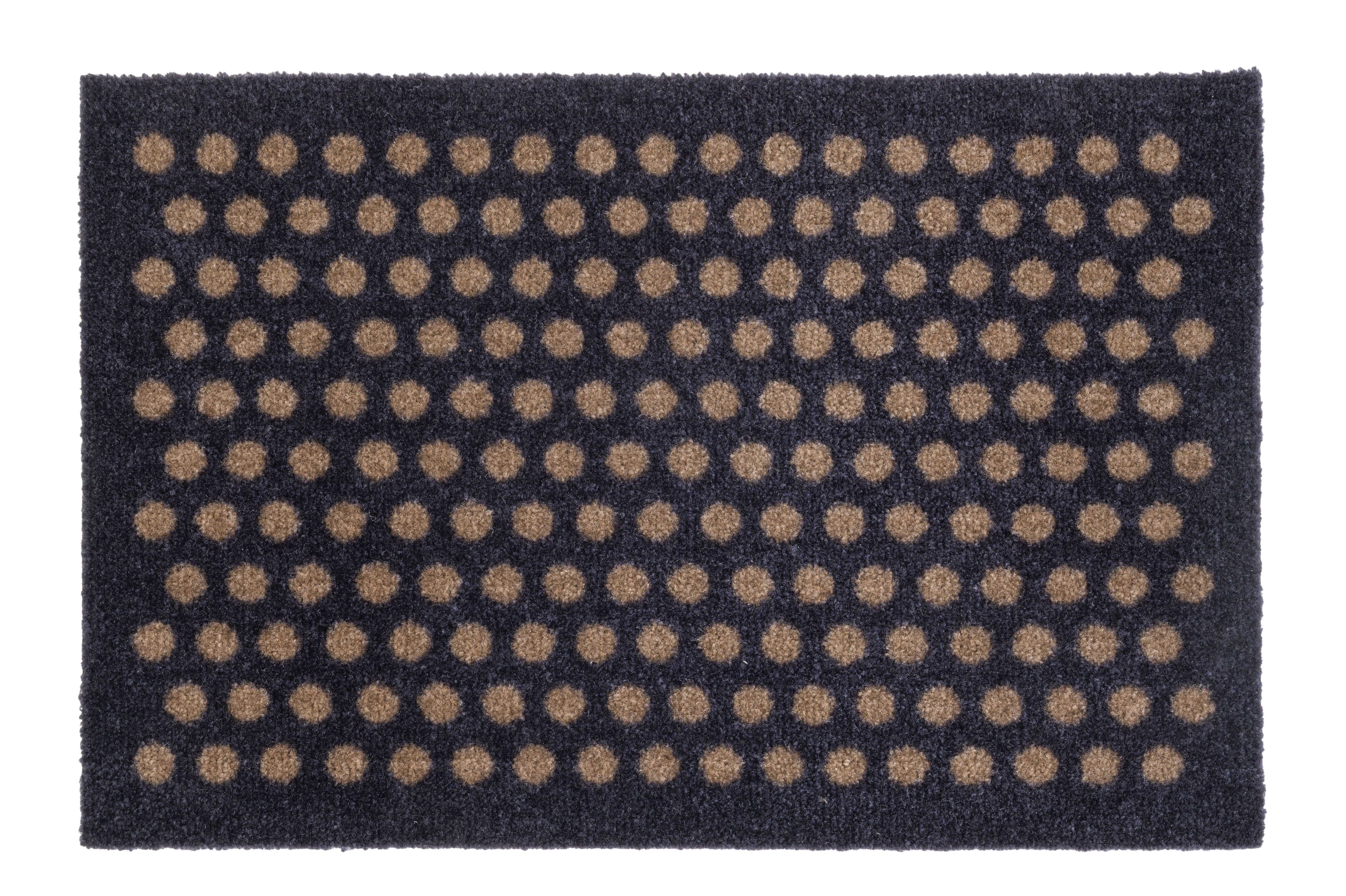 GULVMÅTTE 40 x 60 cm - DOT BLUE-GREY / SAND