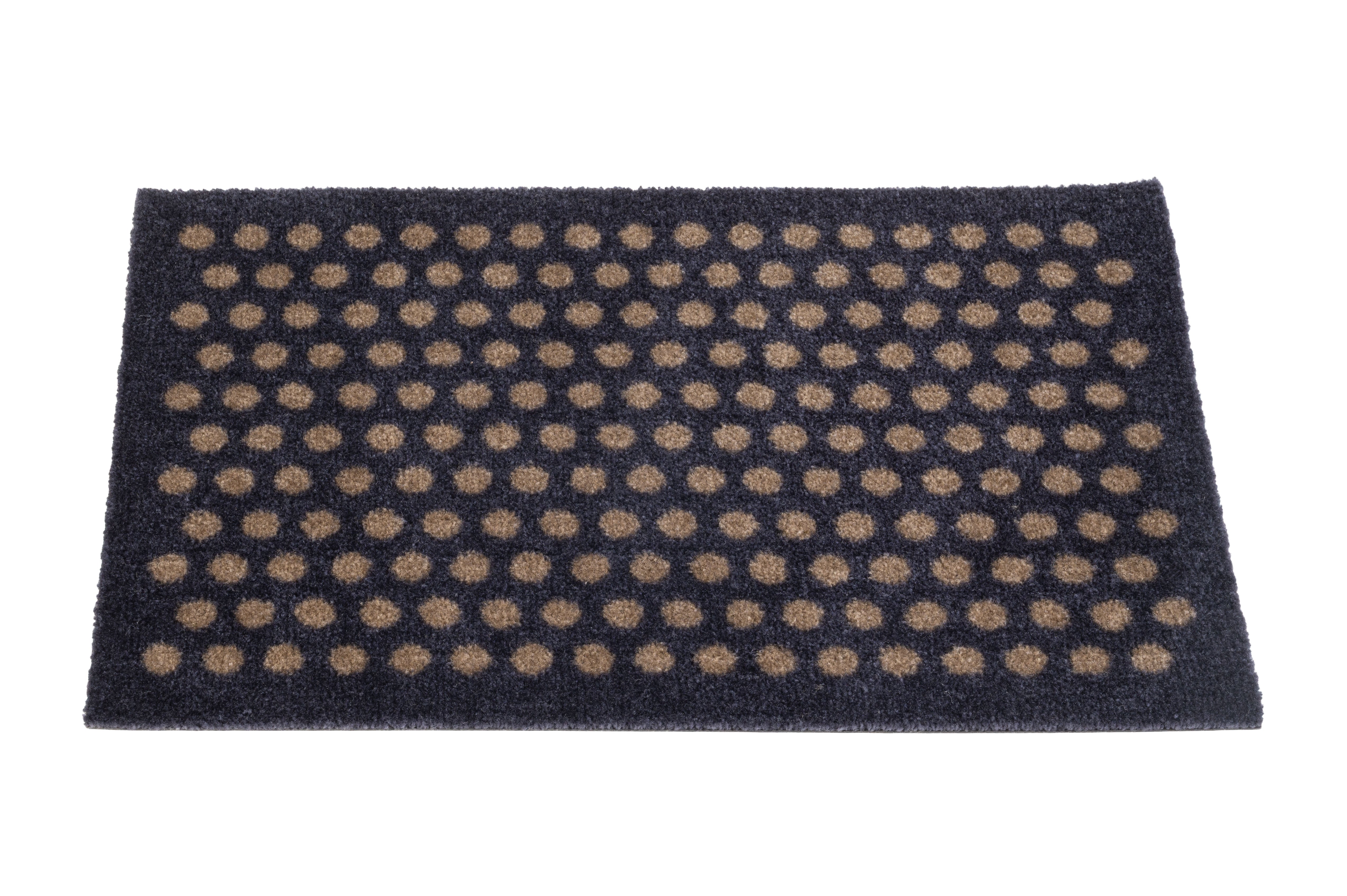 GULVMÅTTE 40 x 60 cm - DOT BLUE-GREY / SAND