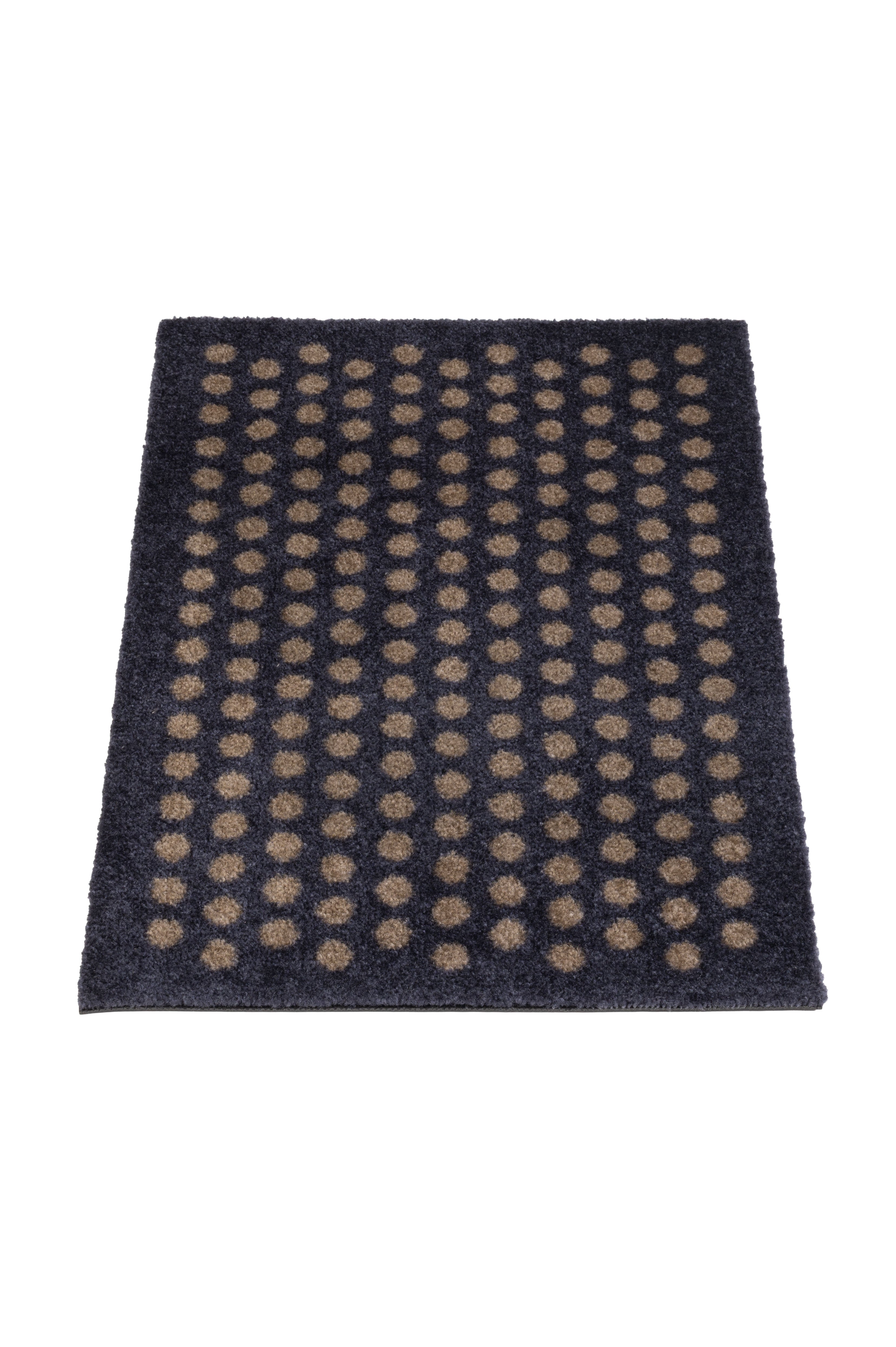 GULVMÅTTE 40 x 60 cm - DOT BLUE-GREY / SAND