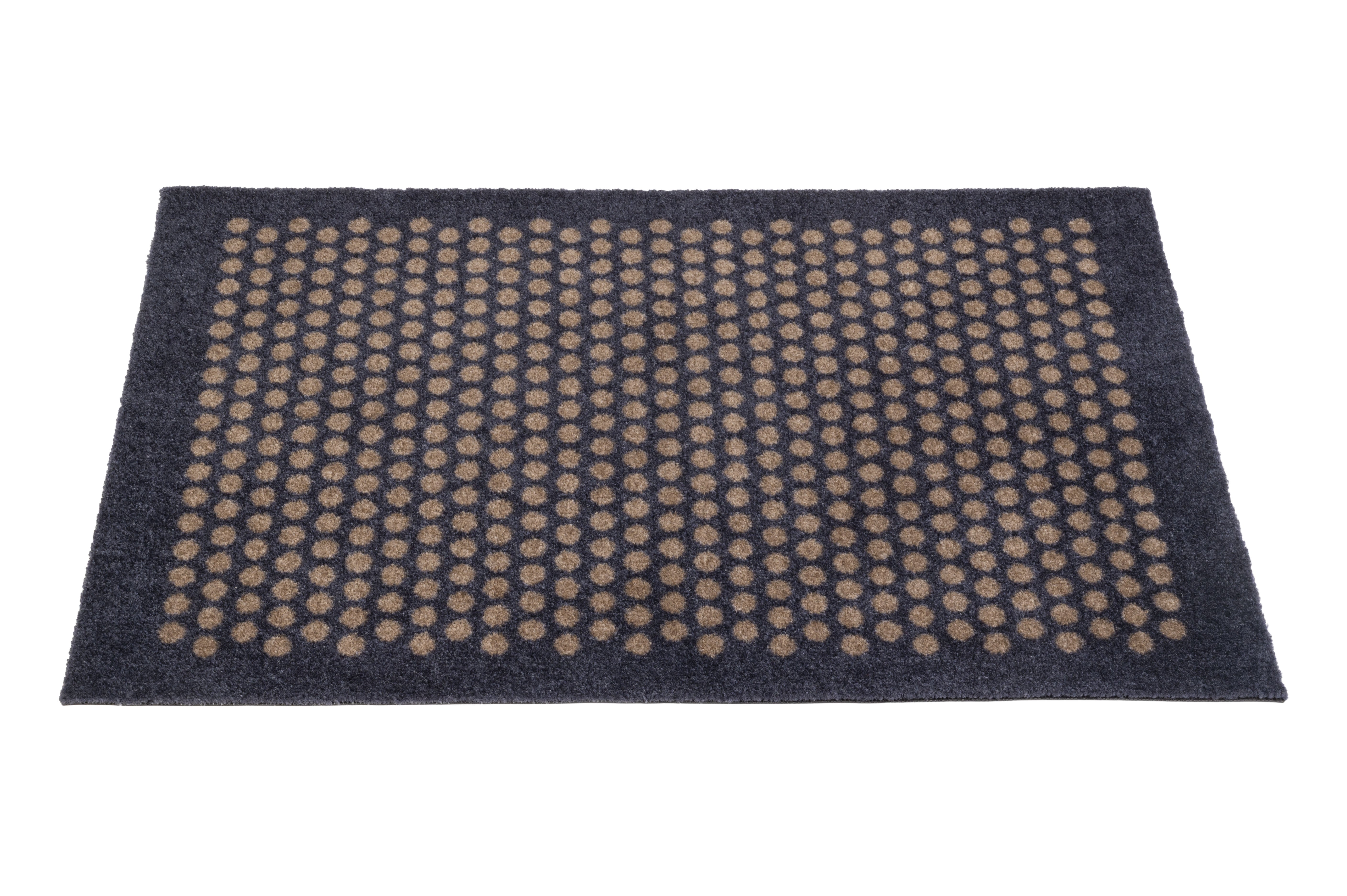 GULVMÅTTE 60 x 90 cm - DOT BLUE-GREY / SAND