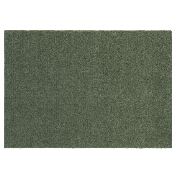 FLOOR MAT 90 X 130 cm - UNI COLOR/DUSTY GREEN