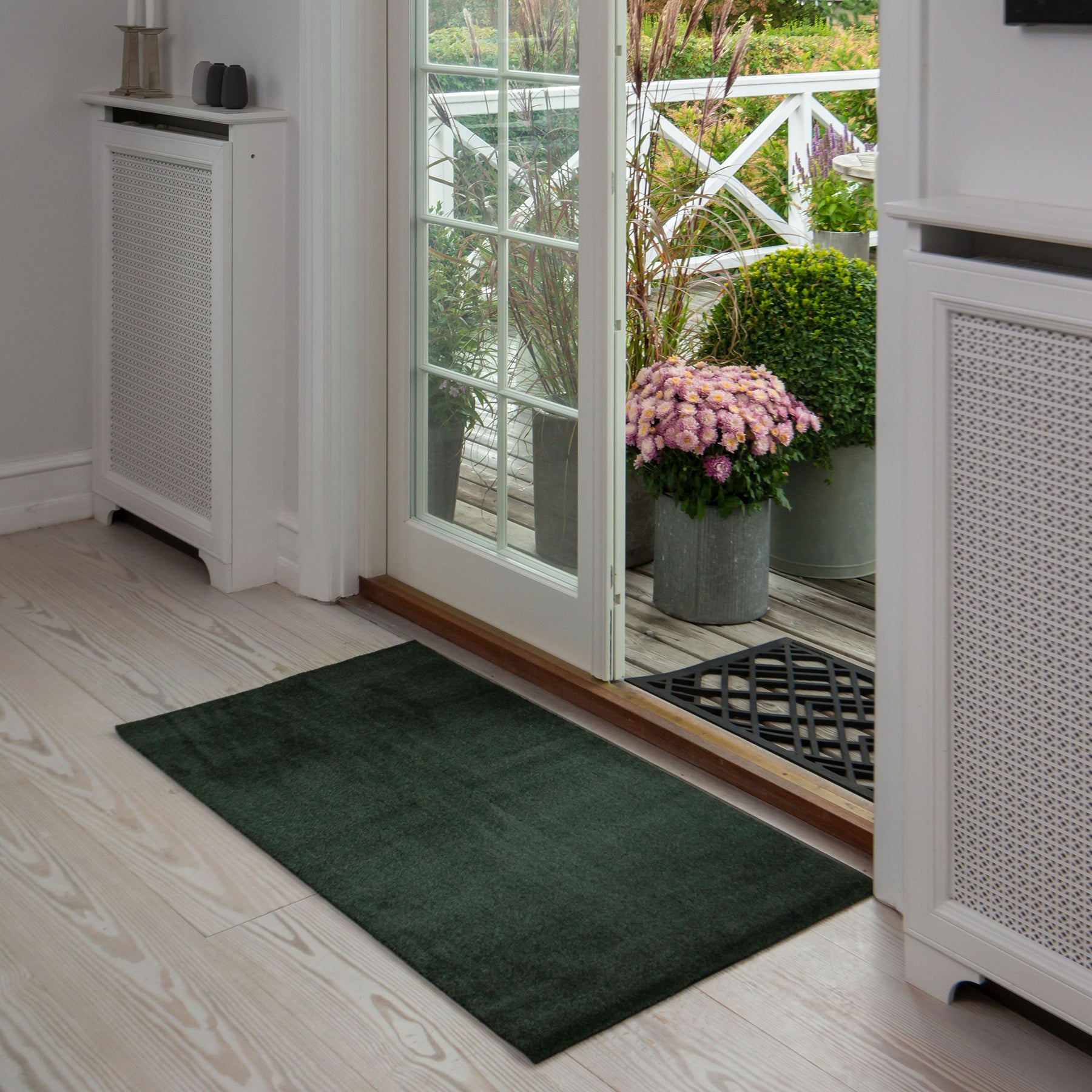 GULVMÅTTE 67 x 120 cm - UNICOLOR DARK GREEN