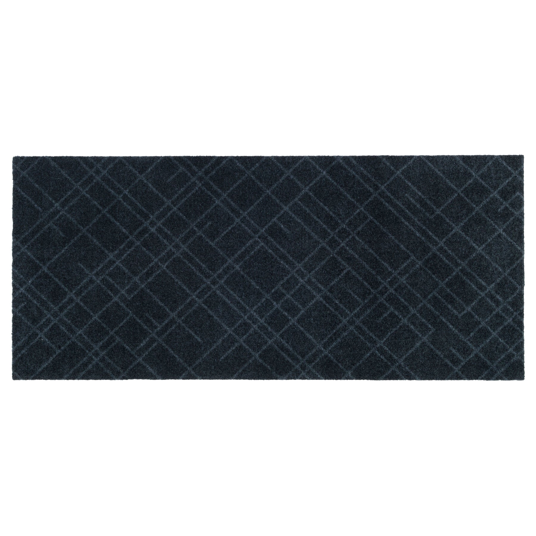 50% - GULVMÅTTE 67 x 150 CM - LINES DARK GREY