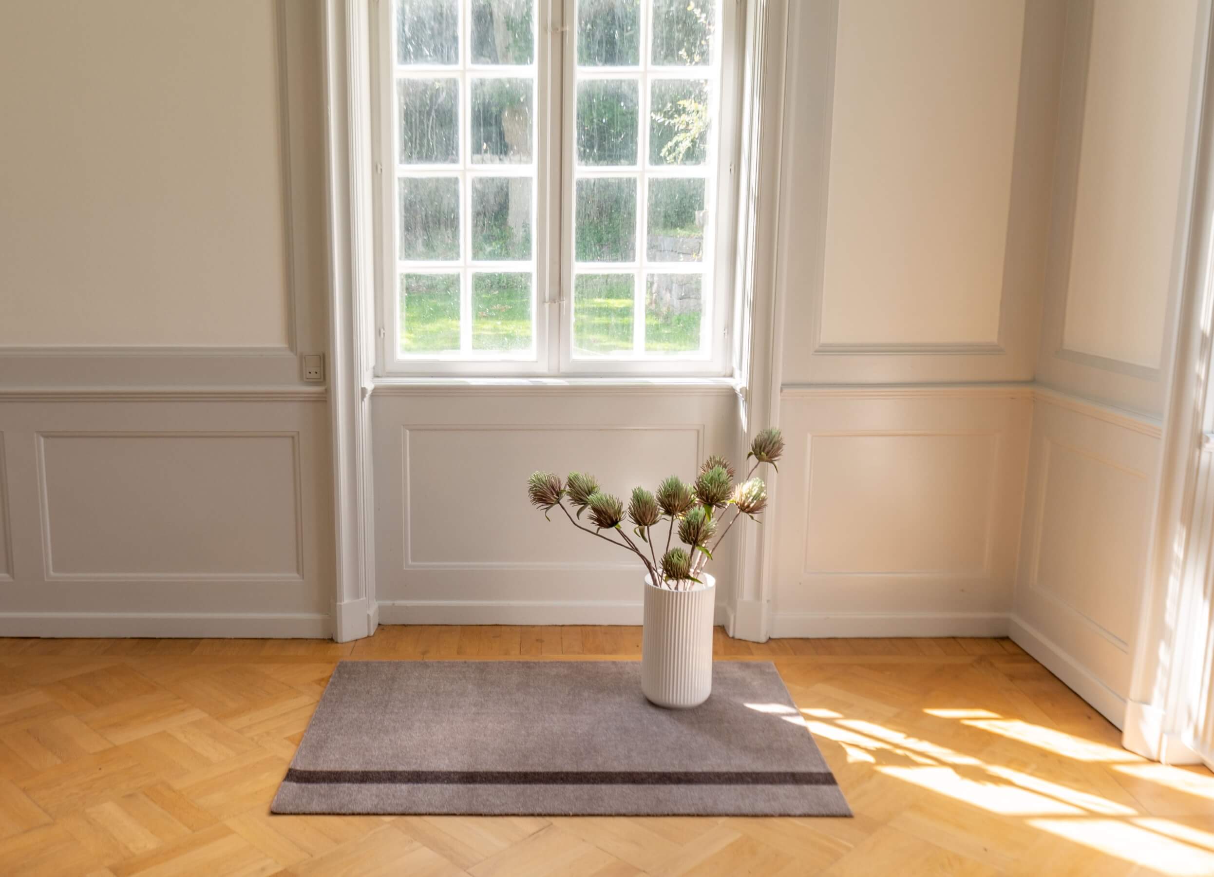 STRIPES VERTIKAL - SAND/BRUN