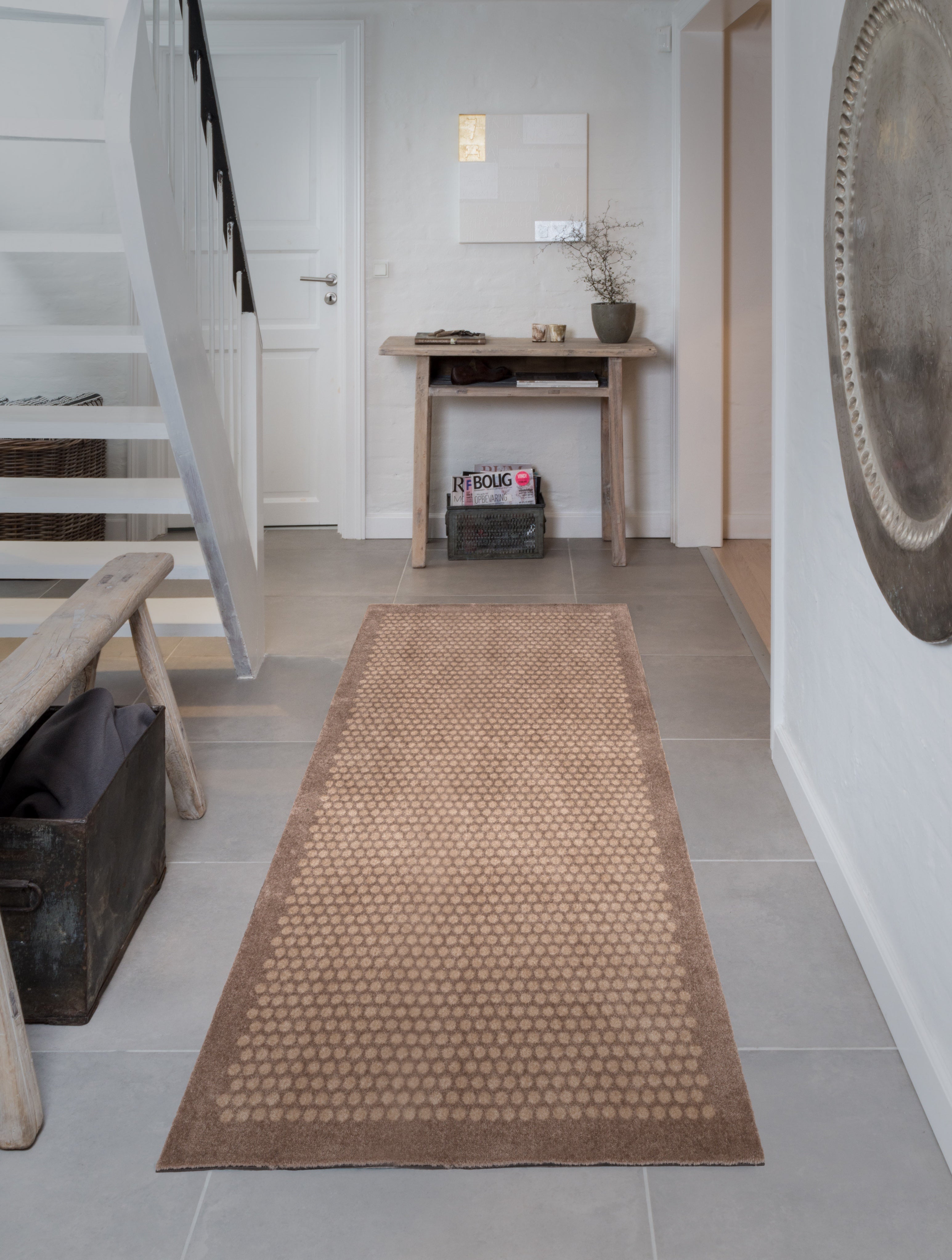 GULVMÅTTE 90 x 200 CM - DOT SAND