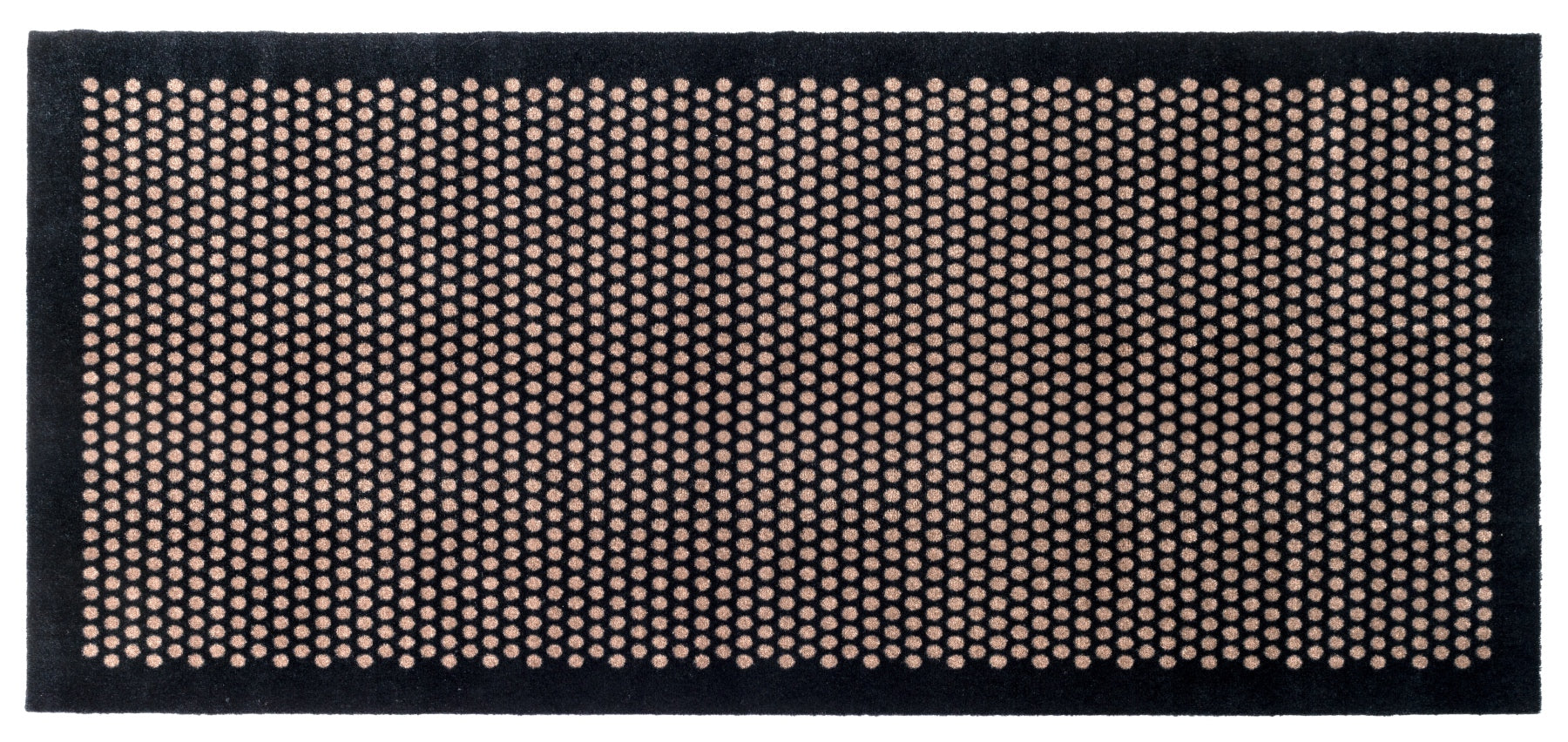 GULVMÅTTE 90 x 200 CM - DOT SORT/SAND
