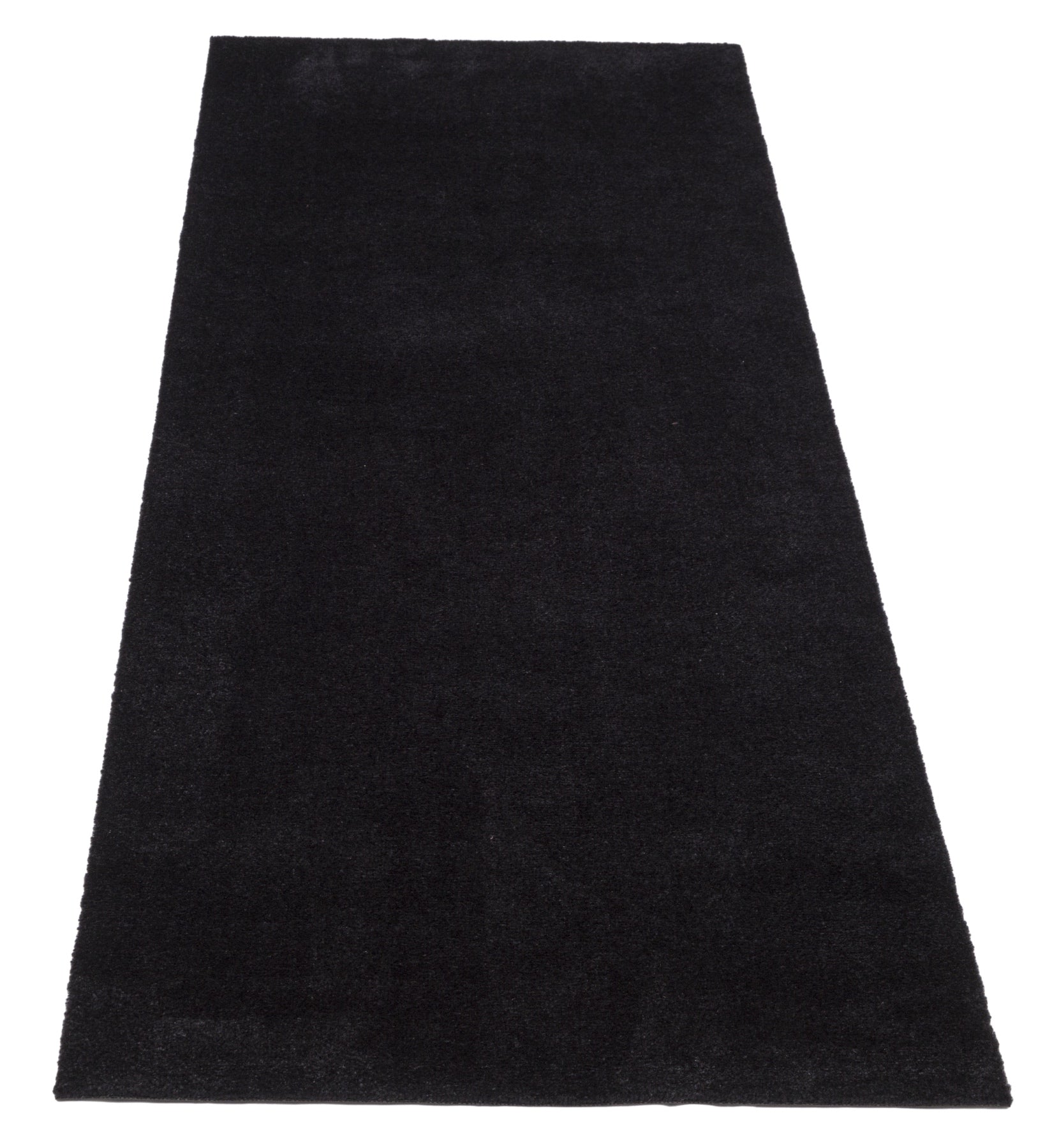 TÆPPE/MÅTTE 90 x 200 CM - UNICOLOR SORT